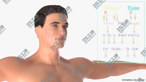 images/goods_img/20210312/3D Man in Swimwear Rigged model/5.jpg